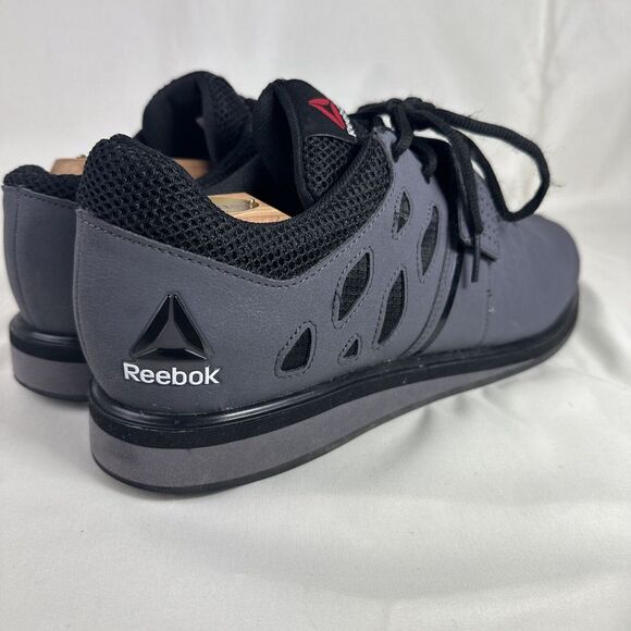 Reebok Lifter PR‎ Weightlifting Platform Shoes Men's Size 10 Gray BD2631 Workout - Picture 7 of 14